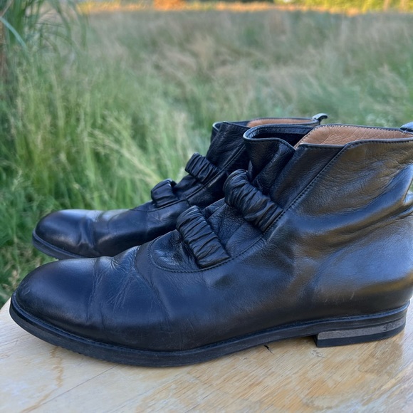 Rare! Tokio Kumagai black leather shoes - Picture 4 of 7